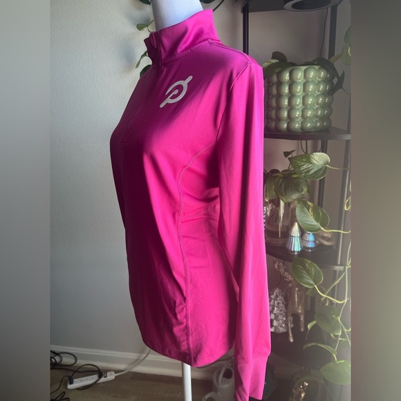 Peloton Fuchsia Long Sleeve Activewear Top - Picture 4 of 8